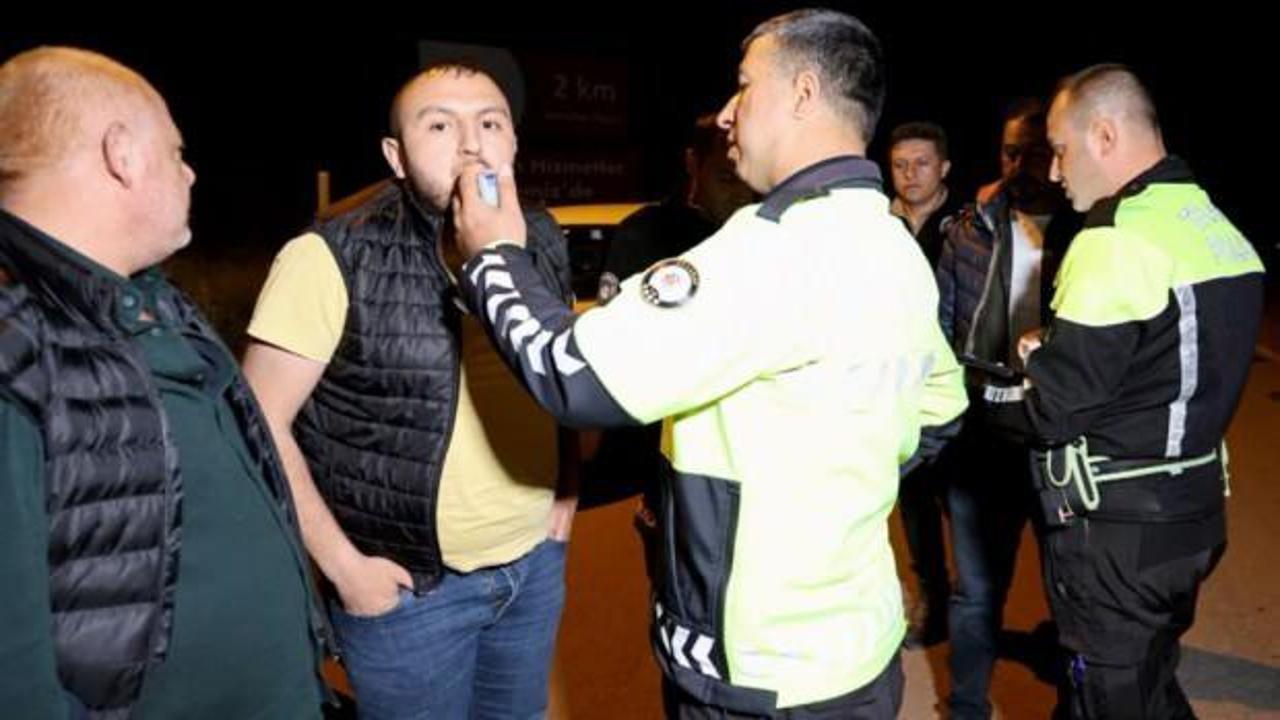 'Cenazeden geliyorum' dedi, alkollü çıktı!