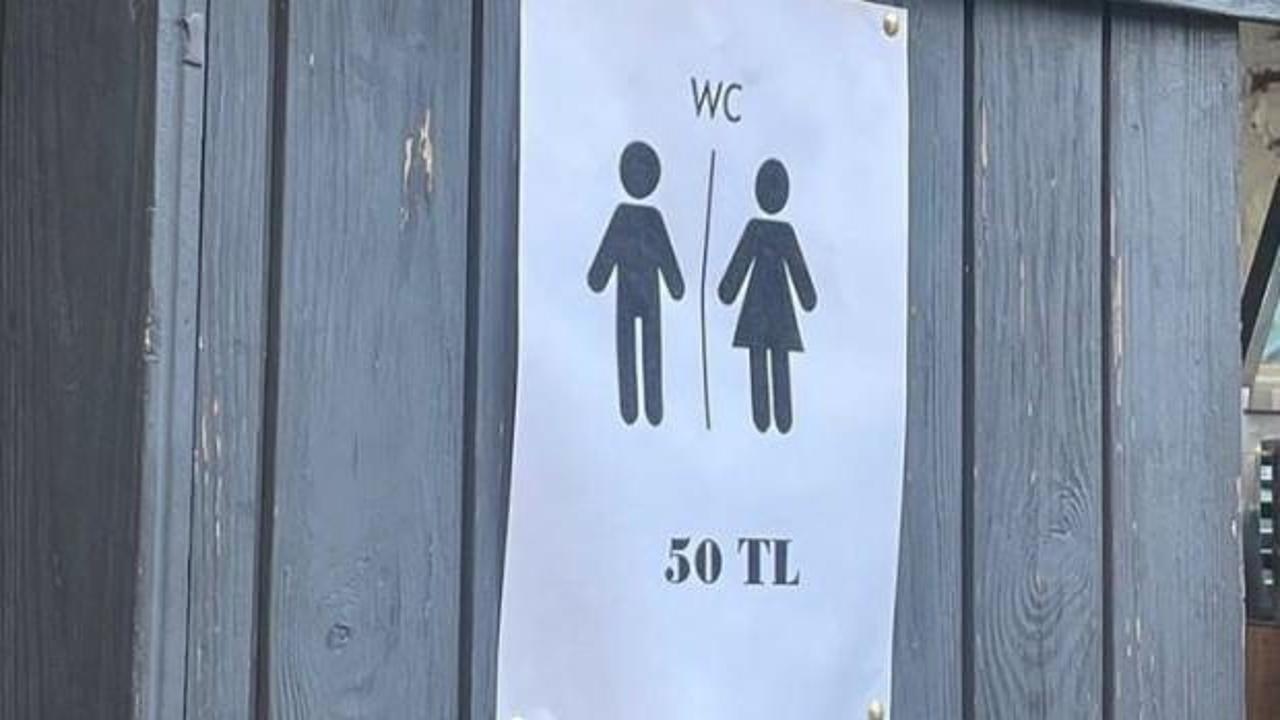 Çeşme'de 'Tuvalet 50 lira' yazısını asan işletmeci konuştu