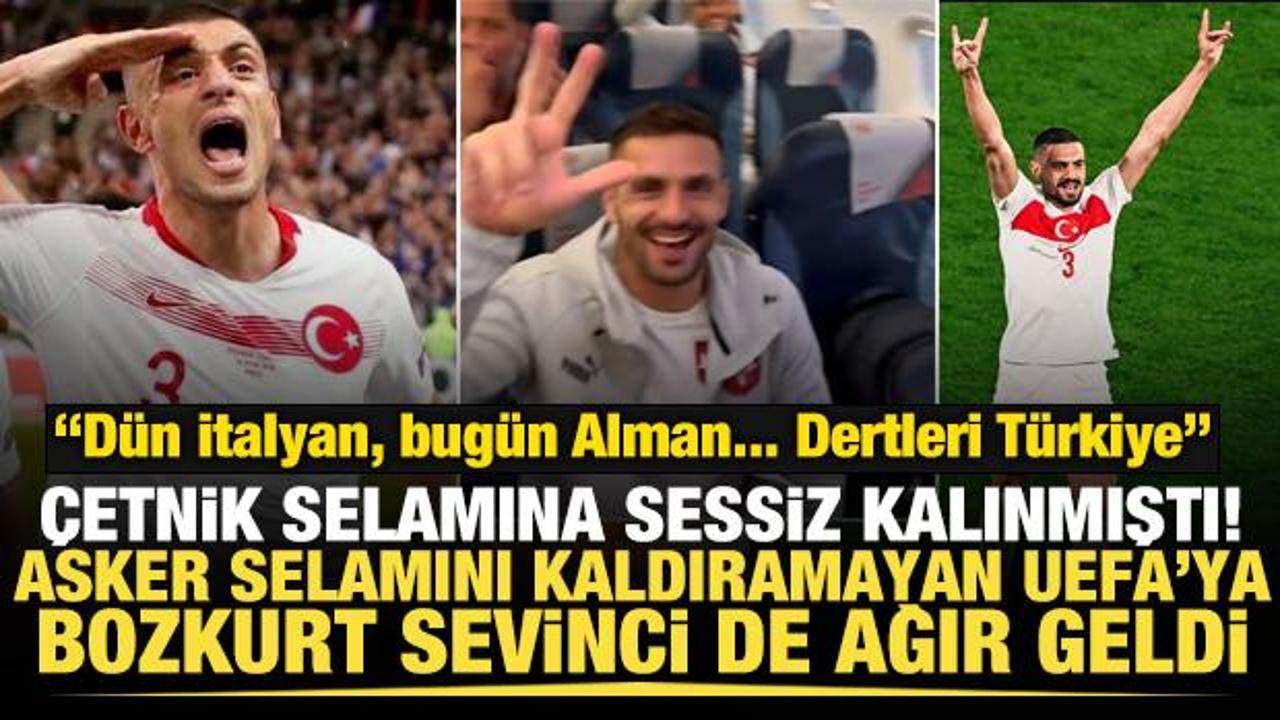 Çetnik selamına sessiz kalınmıştı! Asker selamı ve Bozkurt sevinci UEFA'ya ağır geldi