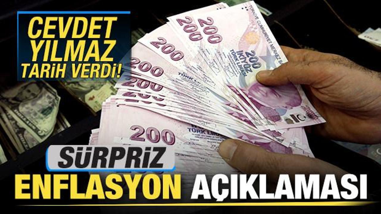 Cevdet Yılmaz son dakika duyurdu! Sürpriz enflasyon açıklaması! Tarih verdi...