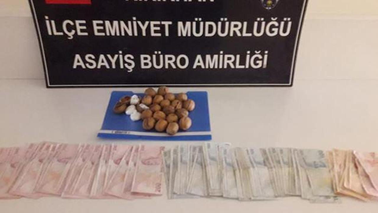 Cevizden uyuşturucu çıktı: 4 kişi gözaltında