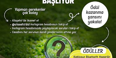 ÇEVRE GÜNÜ’NE ÖZEL ÖDÜLLÜ BİLGİ YARIŞMASI