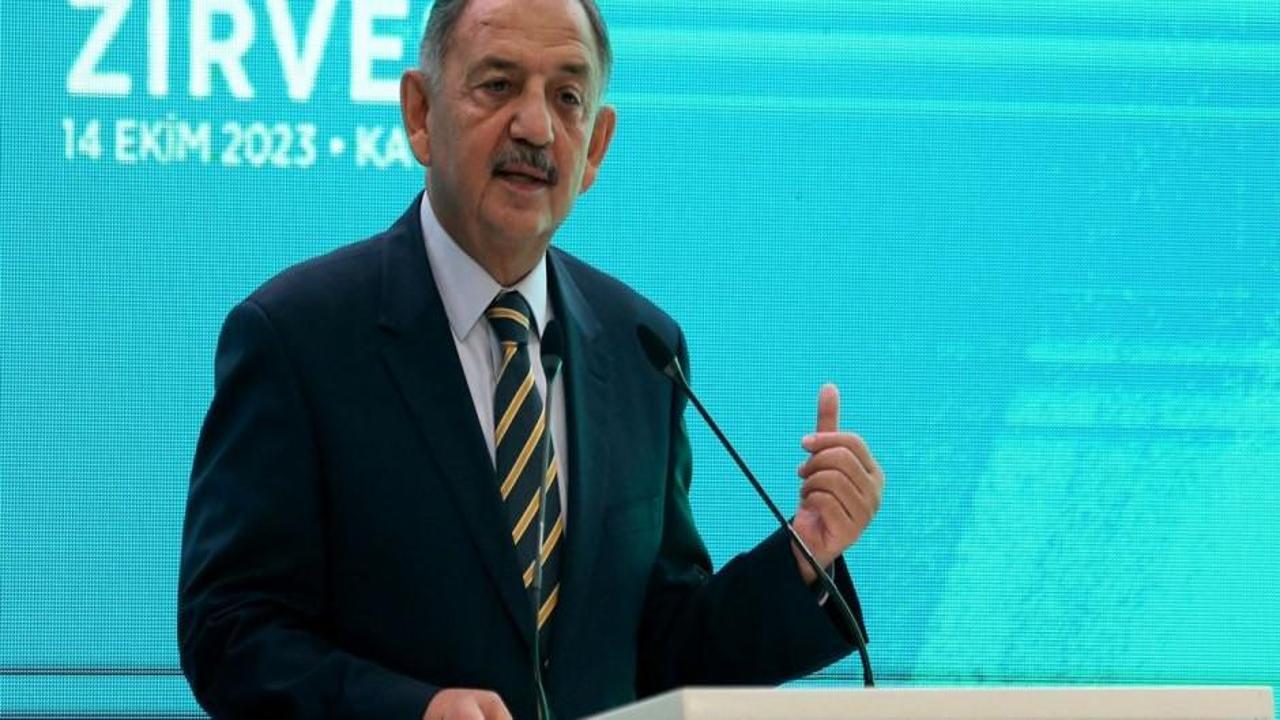 Çevre ve Şehircilik Bakanlığı'ndan 'uçak' açıklaması