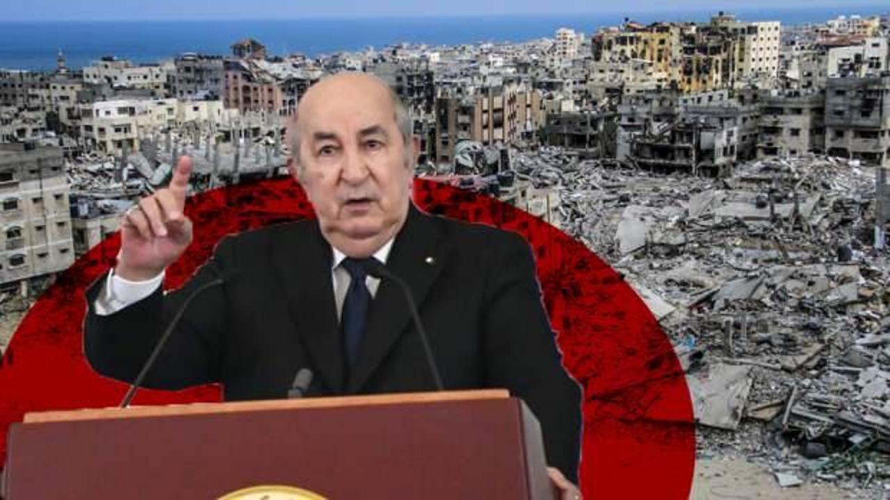 Cezayir Cumhurbaşkanı Tebbun: Ordumuz hazır! Mısır sınırı açsın, 20 gün içerisinde...