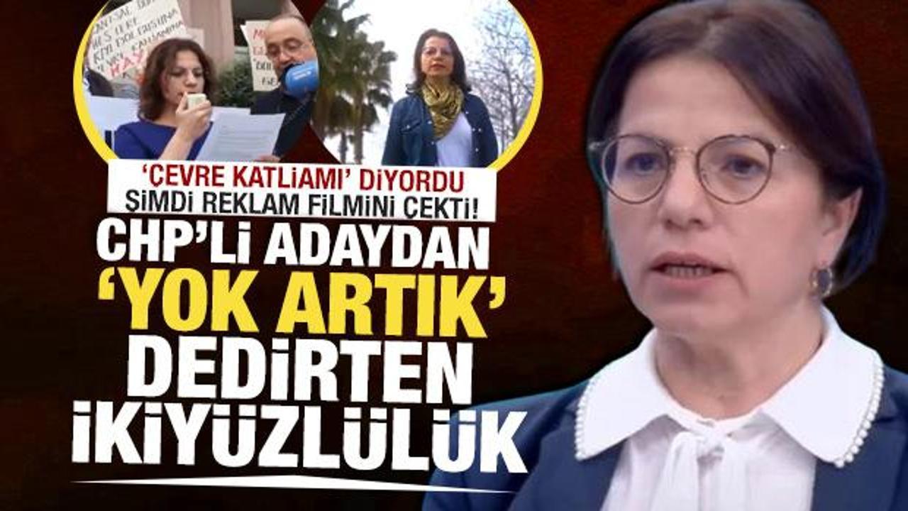CHP adayı Köymen, 11 yıl önce karşı çıktığı sahil projesinde reklam filmi çekti
