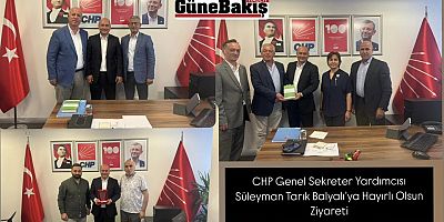 CHP Genel Sekreter Yardımcısı Süleyman Tarık Balyalı’ya Hayırlı Olsun Ziyareti
