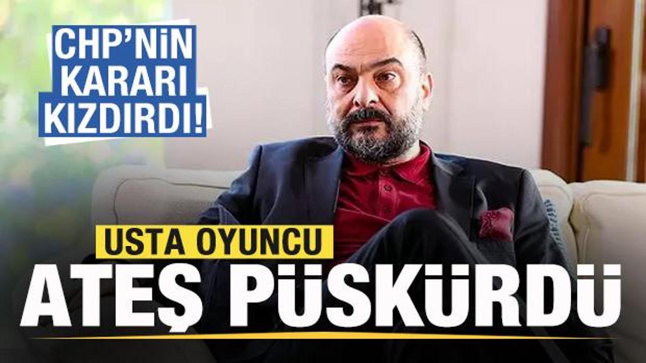 CHP işinden etti! Oyuncu Murat Daltaban açtı ağzını yumdu gözünü
