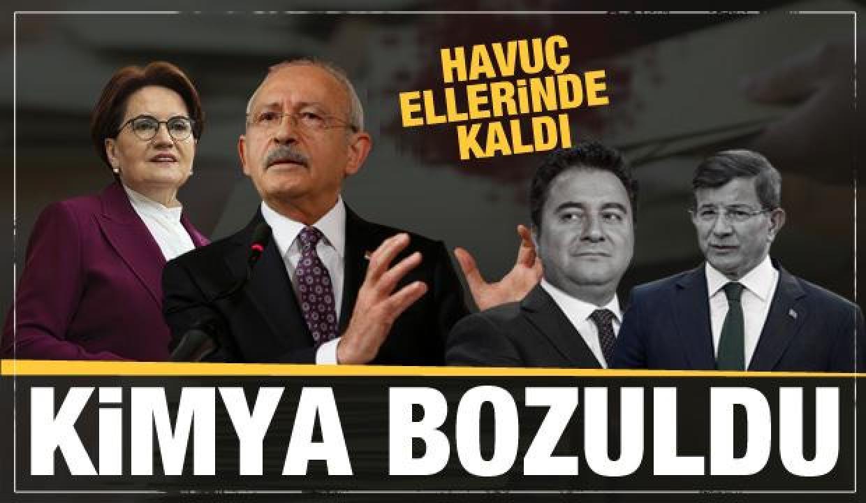 CHP, İYİ Parti, DEVA ve Gelecek Partisi'nde hesaplar şaştı: Havuç ellerinde kaldı