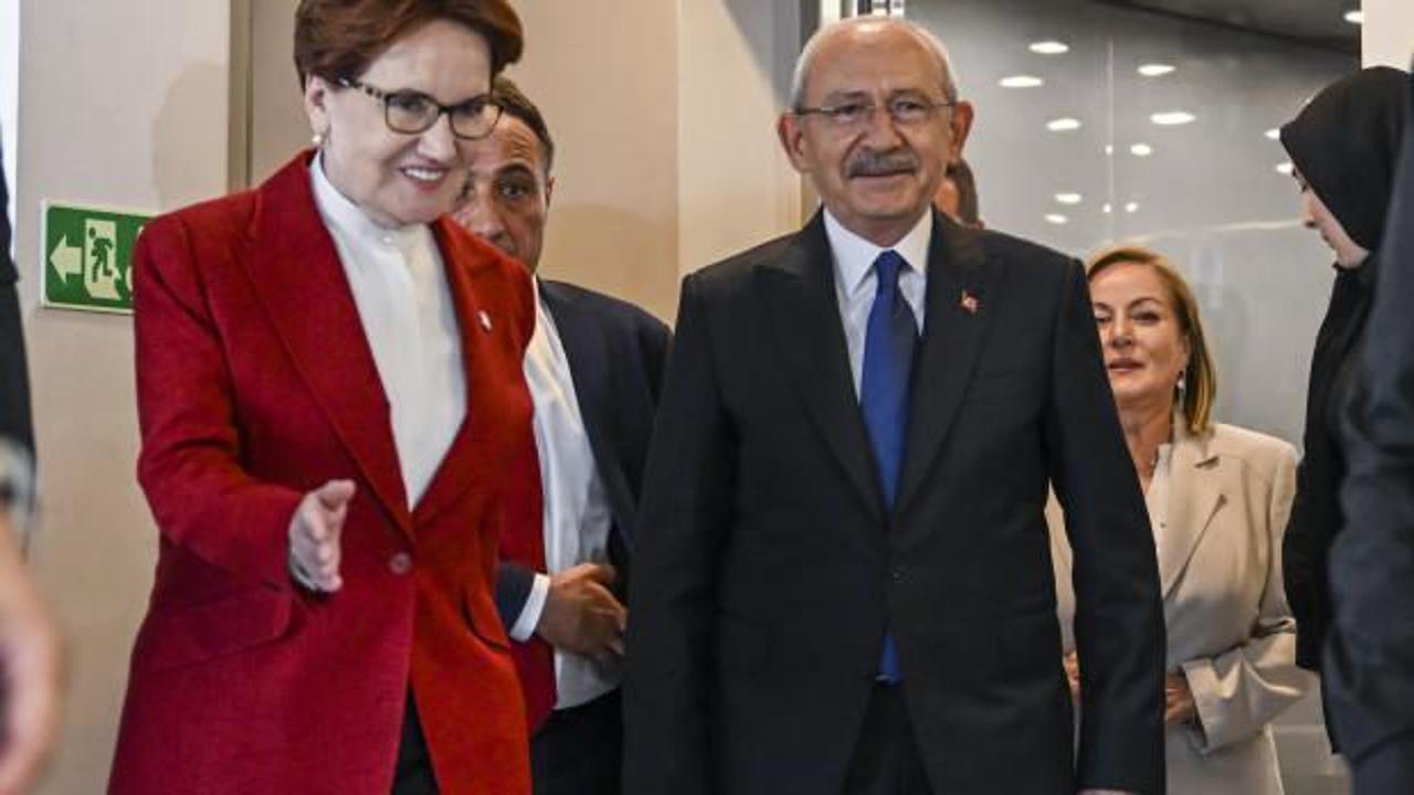 CHP lideri Kılıçdaroğlu, Akşener ile görüştü