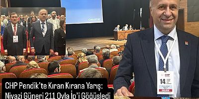 CHP Pendik’te Mavi Liste Zaferi: Niyazi Güneri Güven Tazeledi