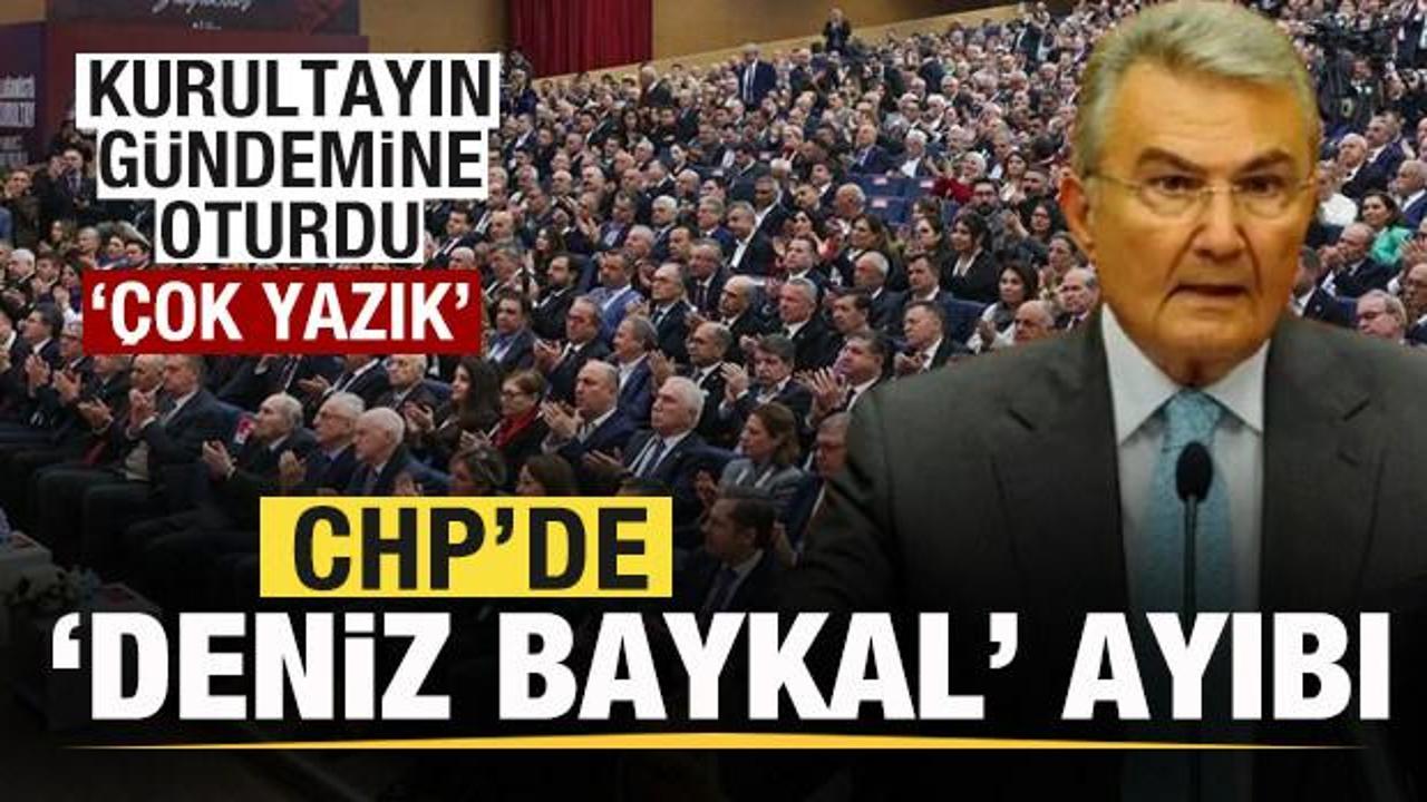 CHP'de 'Deniz Baykal' ayıbı! Kurultayın gündemine oturdu! Peş peşe tepkiler