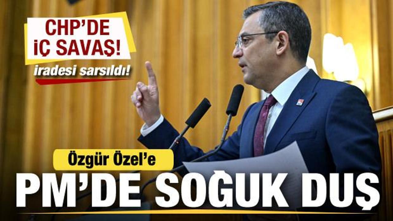 CHP'de iç savaş! Özgür Özel'e PM'de soğuk duş! Başkanlık iradesini sarsan karar