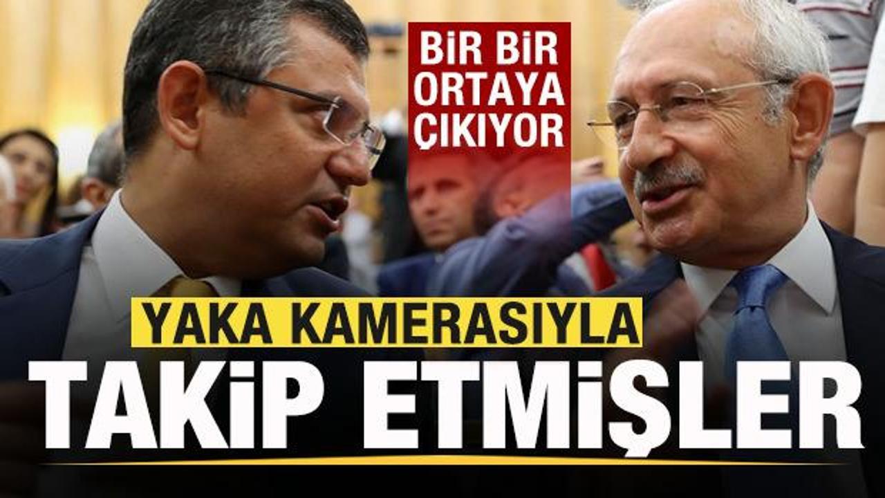 CHP'de skandallar bitmiyor! Yaka kamerasıyla takip etmişler