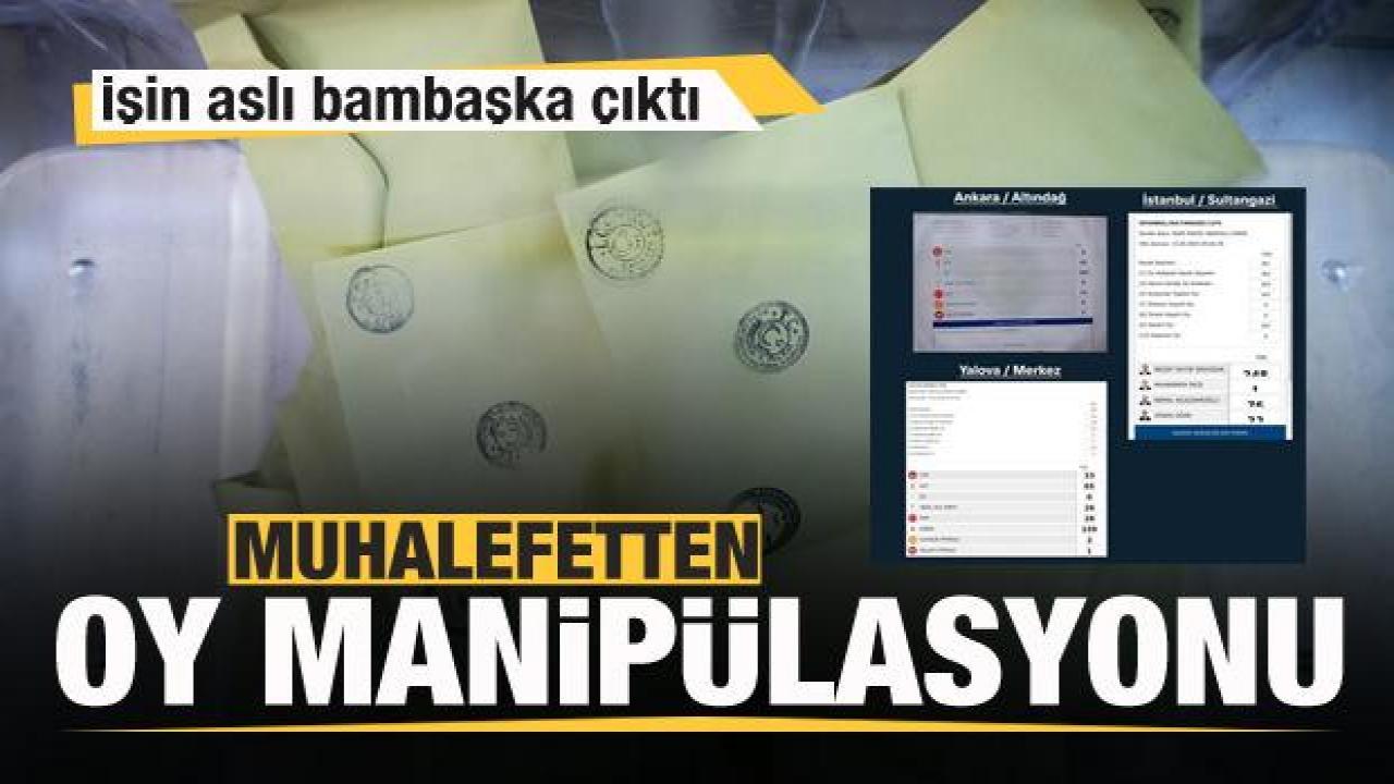 CHP'den 'oy' manipülasyonu! İşin aslı bambaşka çıktı