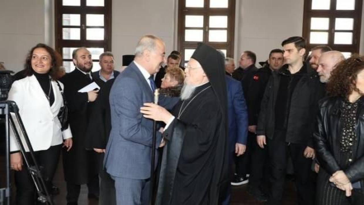 CHP'li Başkanın 'Bartholomeos' paylaşımı tepki çekti! 'Türkiye'yi parçalama amacı güdüyor'