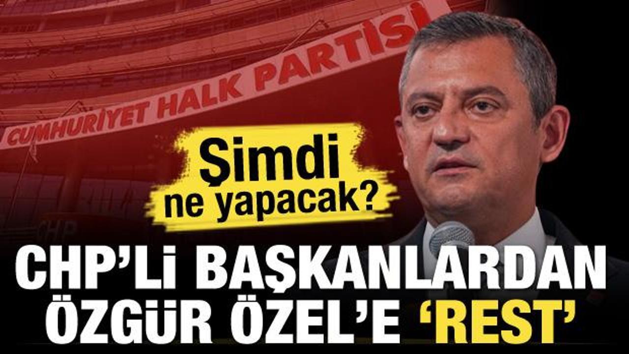 CHP'li başkanlardan Özgür Özel'e rest! Şimdi ne yapacak?