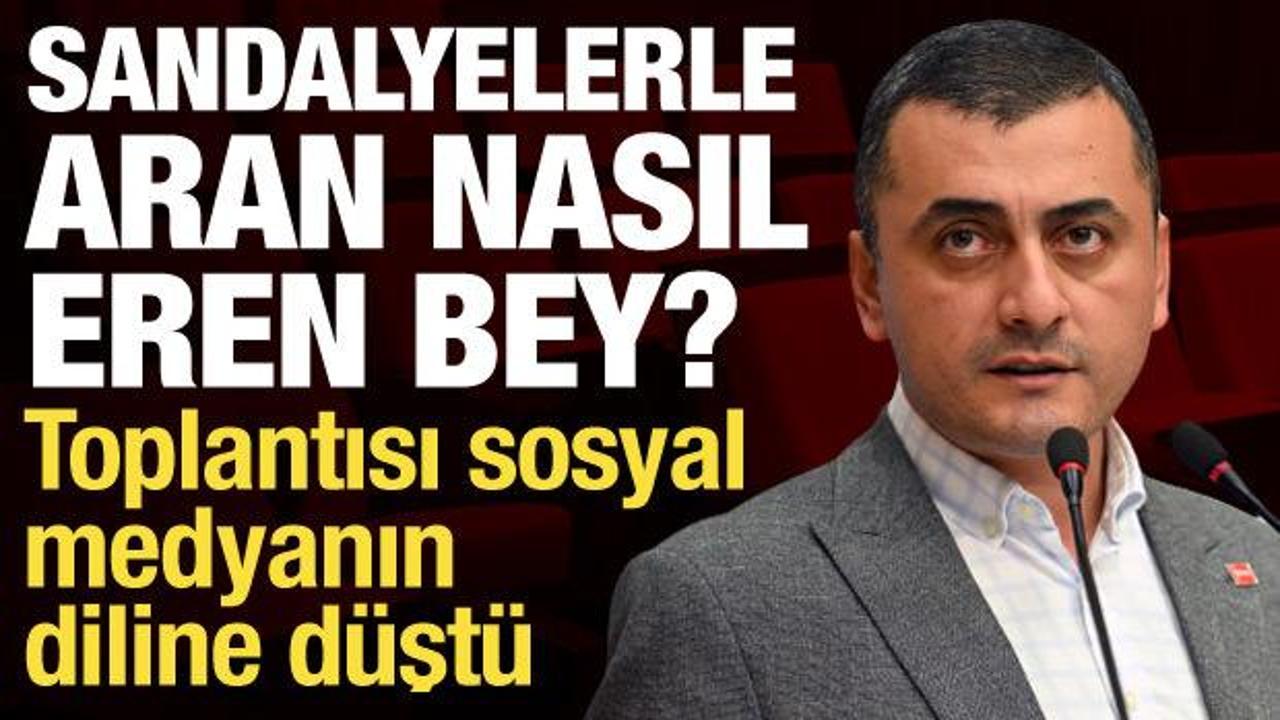 CHP'li Eren Erdem boş salona konuştu
