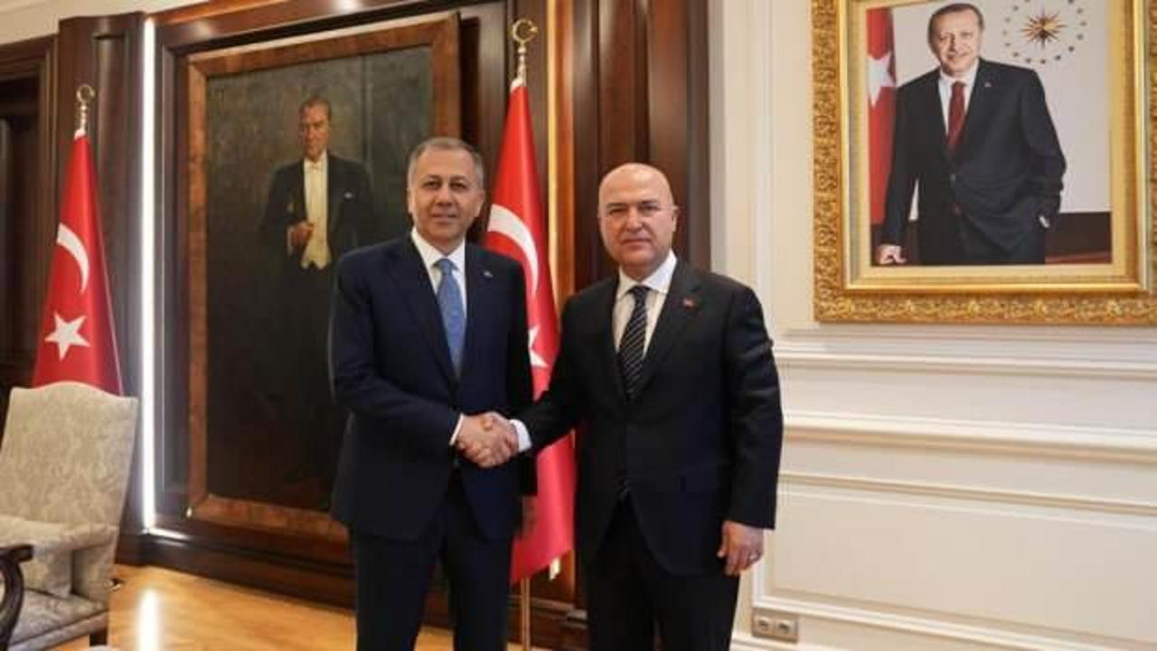 CHP'li Murat Bakan, Bakan Yerlikaya'yı ziyaret etti
