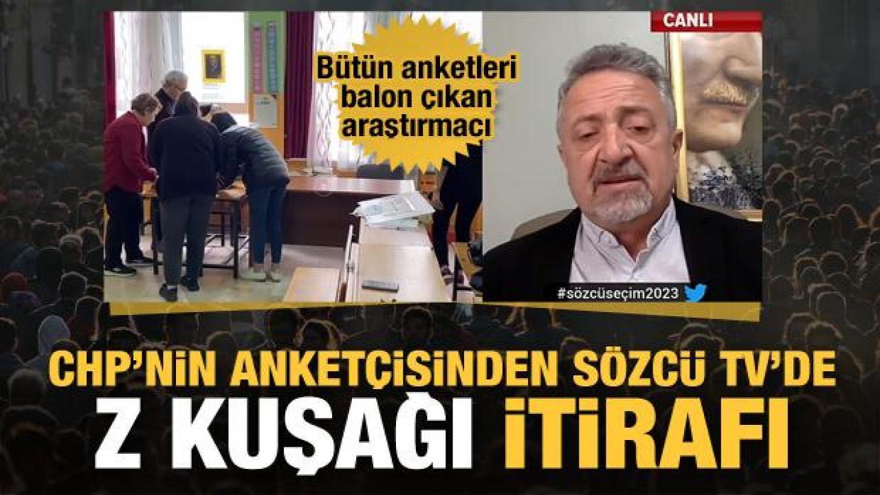 CHP'nin anketçisinden SözcüTV’de itiraf! Z kuşağı Kılıçdaroğlu ve ittifakına yüz vermedi