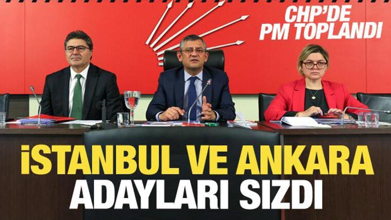 CHP'nin İstanbul ve Ankara adayları belli oldu
