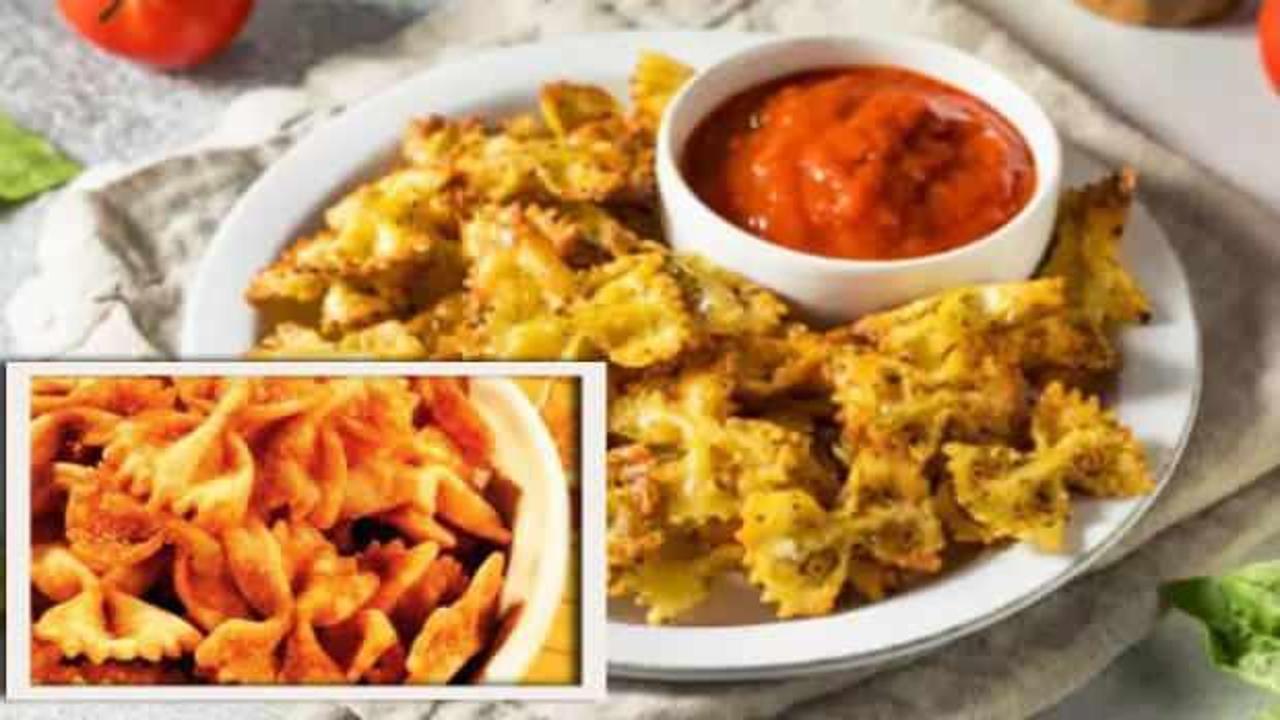 Çıtır makarna cips nasıl yapılır? Film gecelerinizin yıldızı olacak!