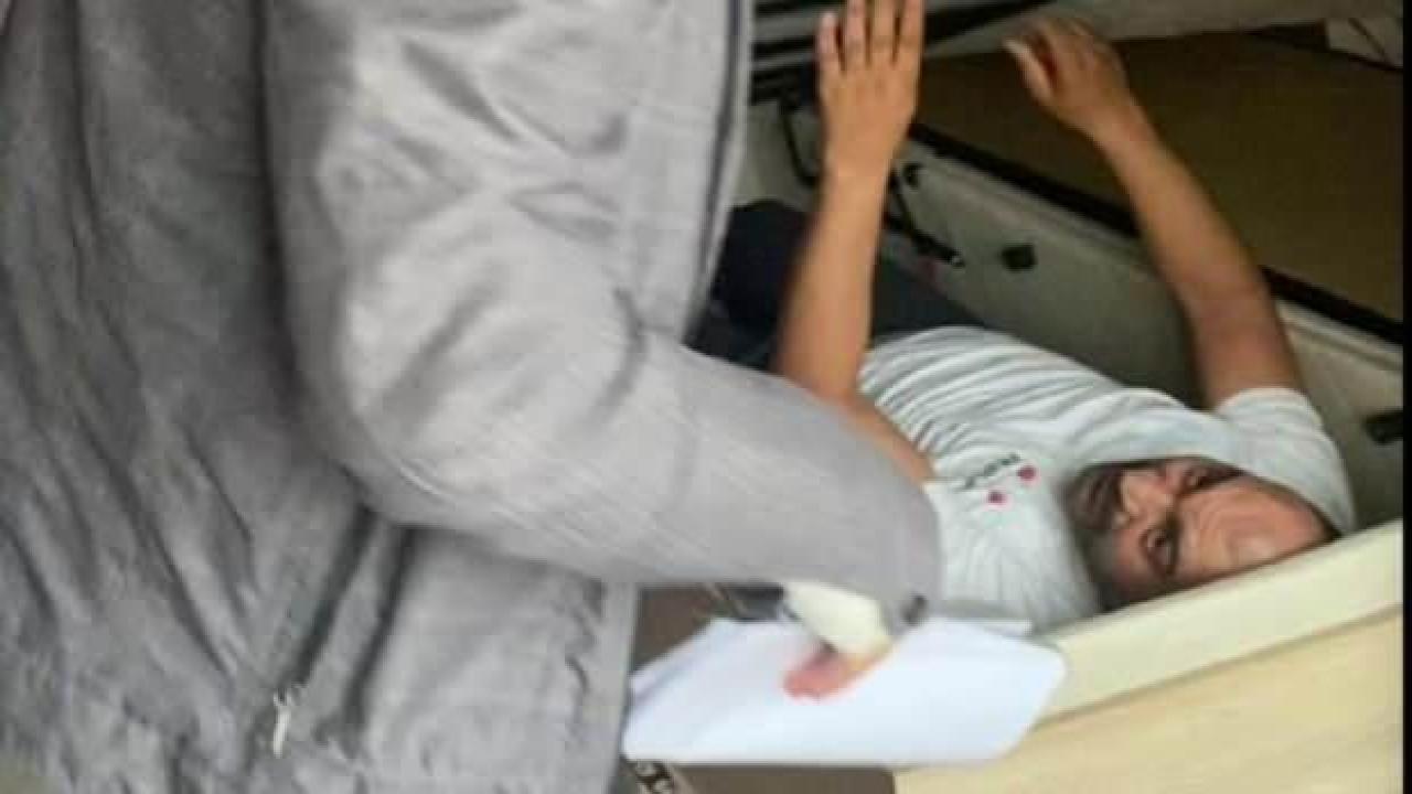 Çocuk katili, saklandığı bazada yakalandı