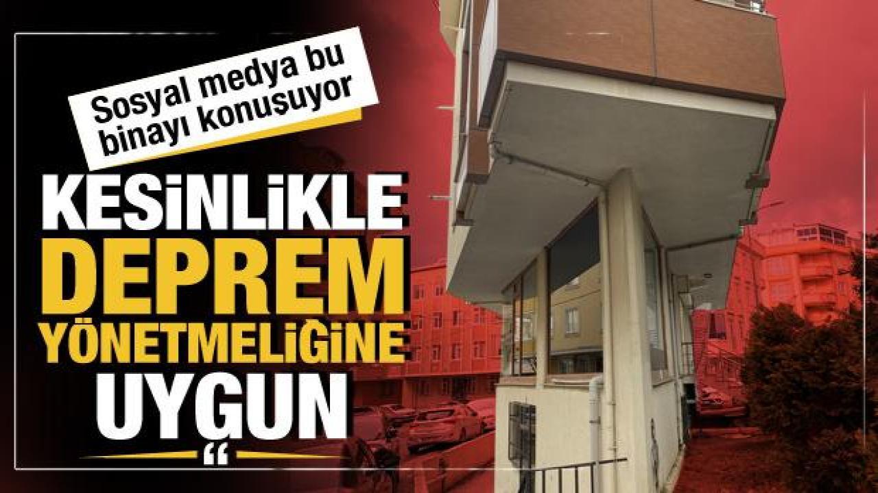 Çok tartışılan binanın müteahhidi konuştu: Kesinlikle deprem yönetmeliğine uygun
