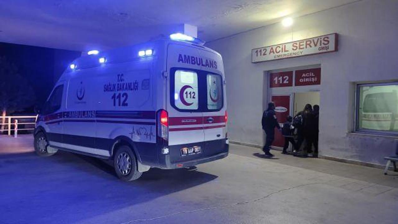 Çorum'da zincirleme trafik kazası: 13 yaralı