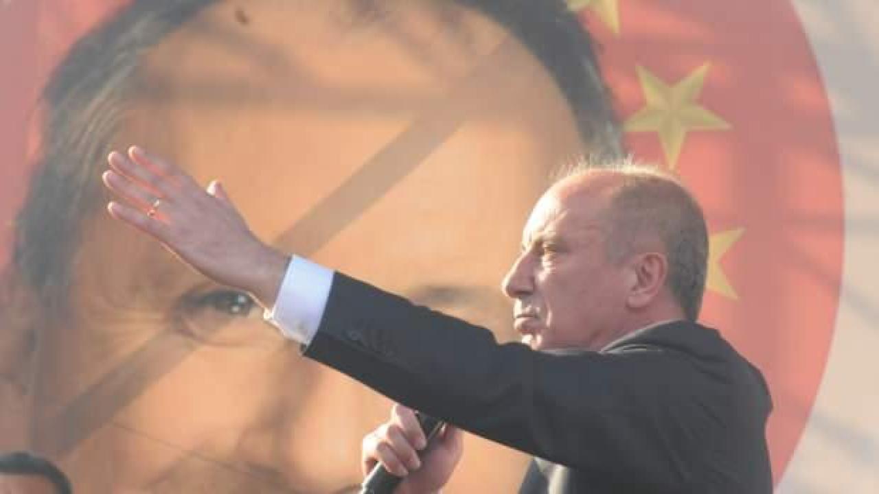 Cumhurbaşkanı adayı Muharrem İnce meydan okudu: İşte hançer, işte kellem