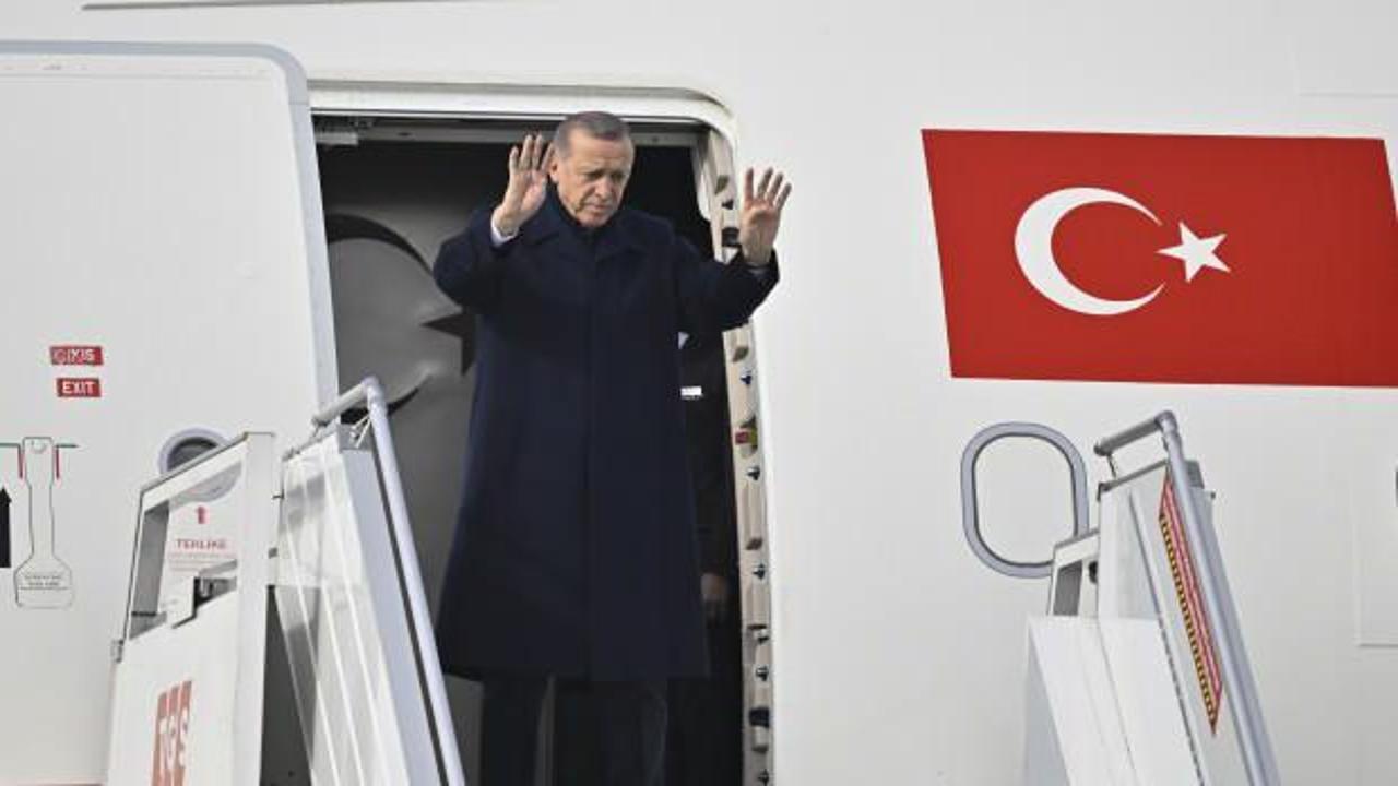 Cumhurbaşkanı Erdoğan Almanya'ya gitti