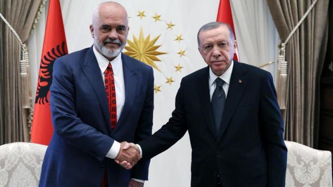 Cumhurbaşkanı Erdoğan, Arnavutluk Başbakanı Rama ile görüştü