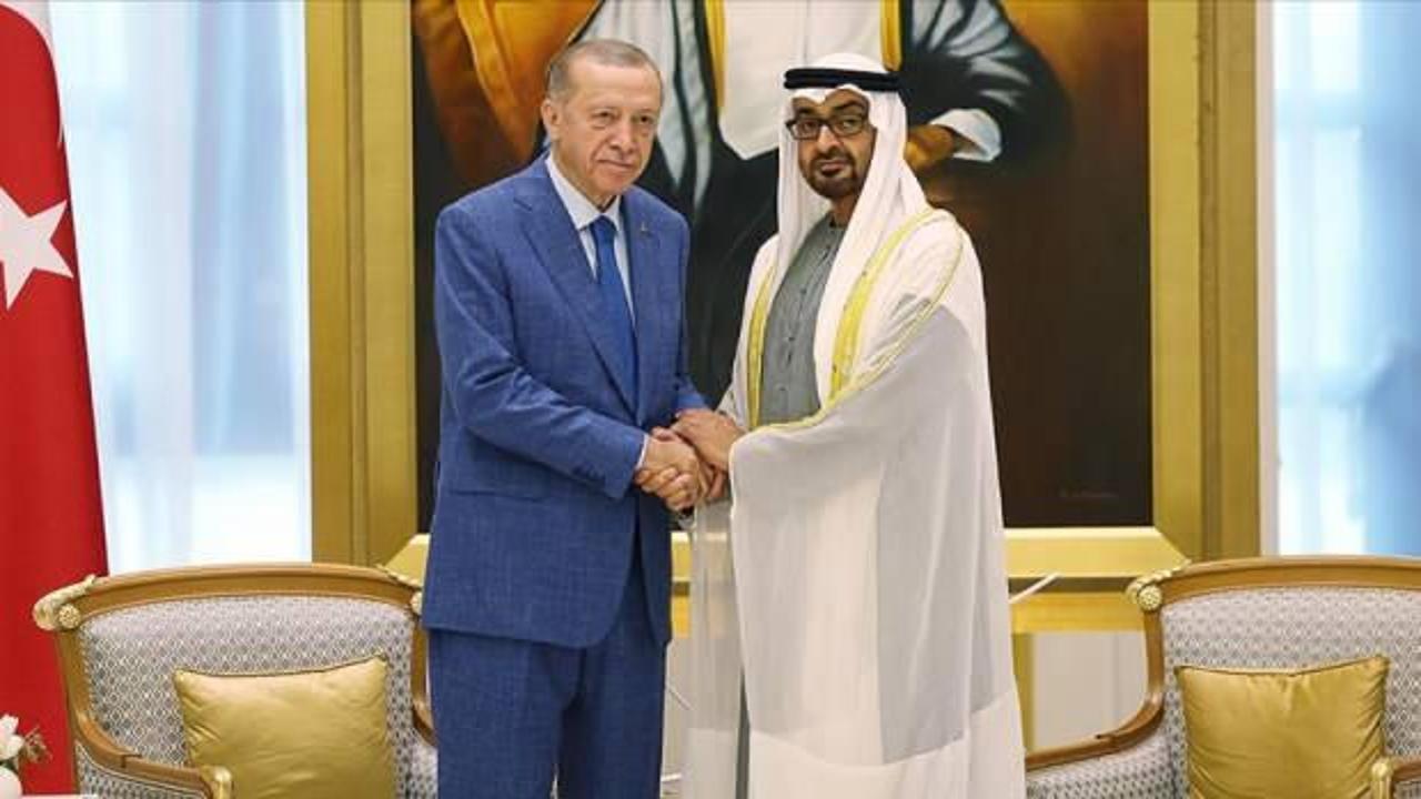 Cumhurbaşkanı Erdoğan, BAE Devlet Başkanı Al Nahyan ile görüştü