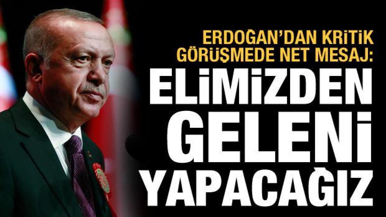 Cumhurbaşkanı Erdoğan, BM Genel Sekreteri ile görüştü