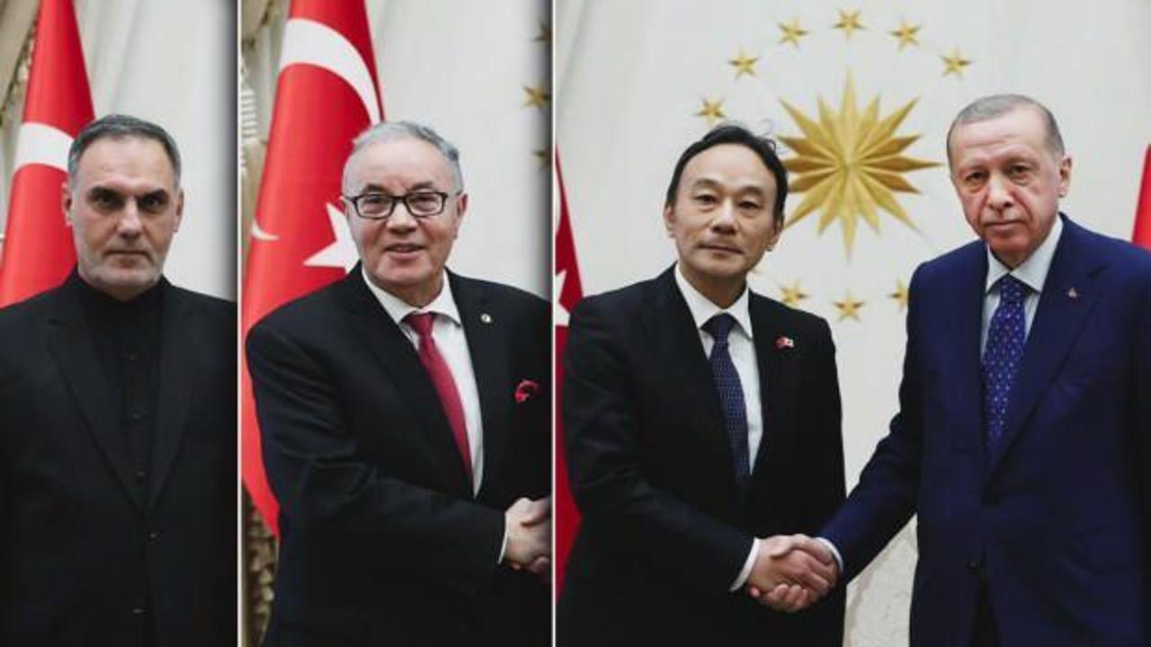 Cumhurbaşkanı Erdoğan, Cezayir Büyükelçisi Belani’yi kabul etti!