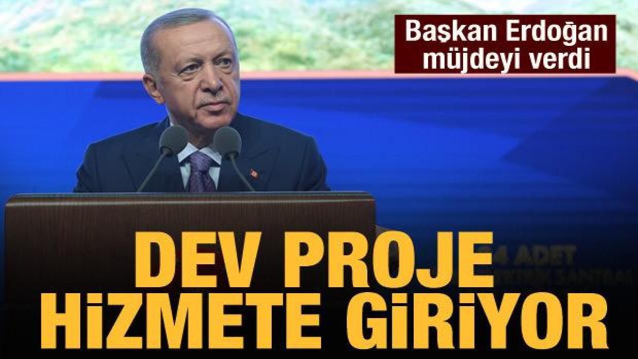 Cumhurbaşkanı Erdoğan duyurdu: Yusufeli Barajı bitme aşamasında!