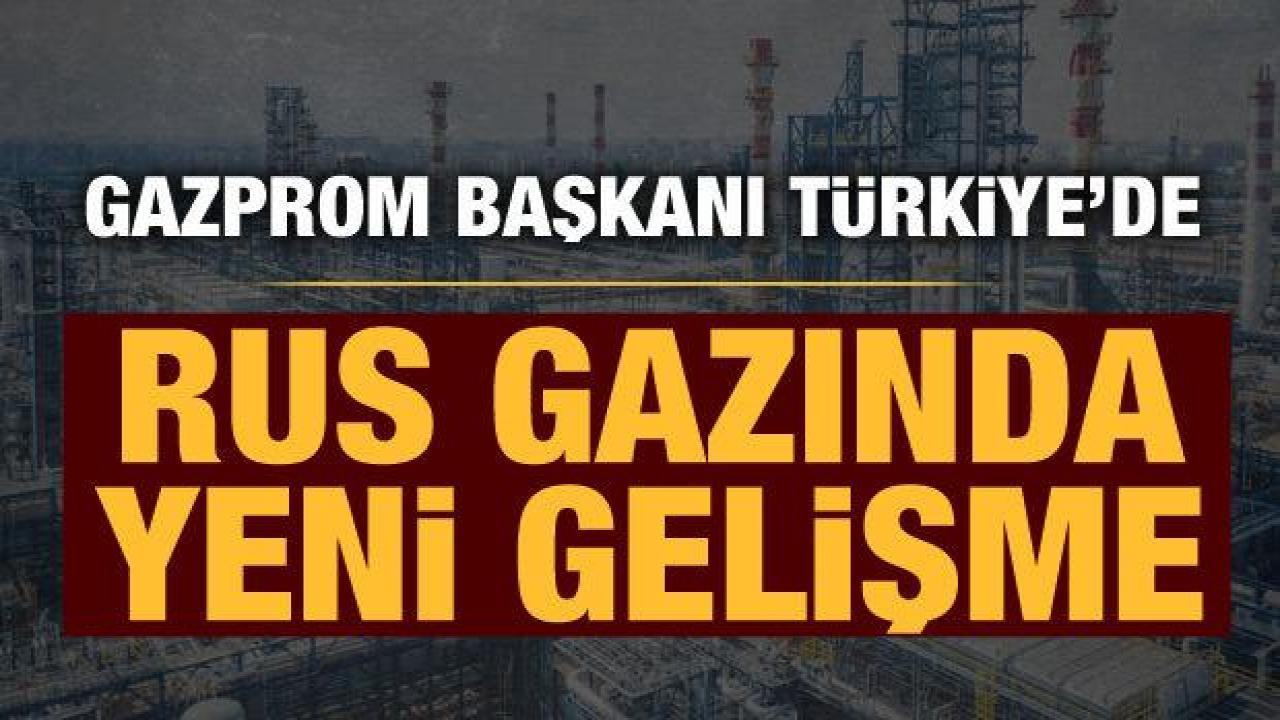 Cumhurbaşkanı Erdoğan, Gazprom Başkanı ile görüştü