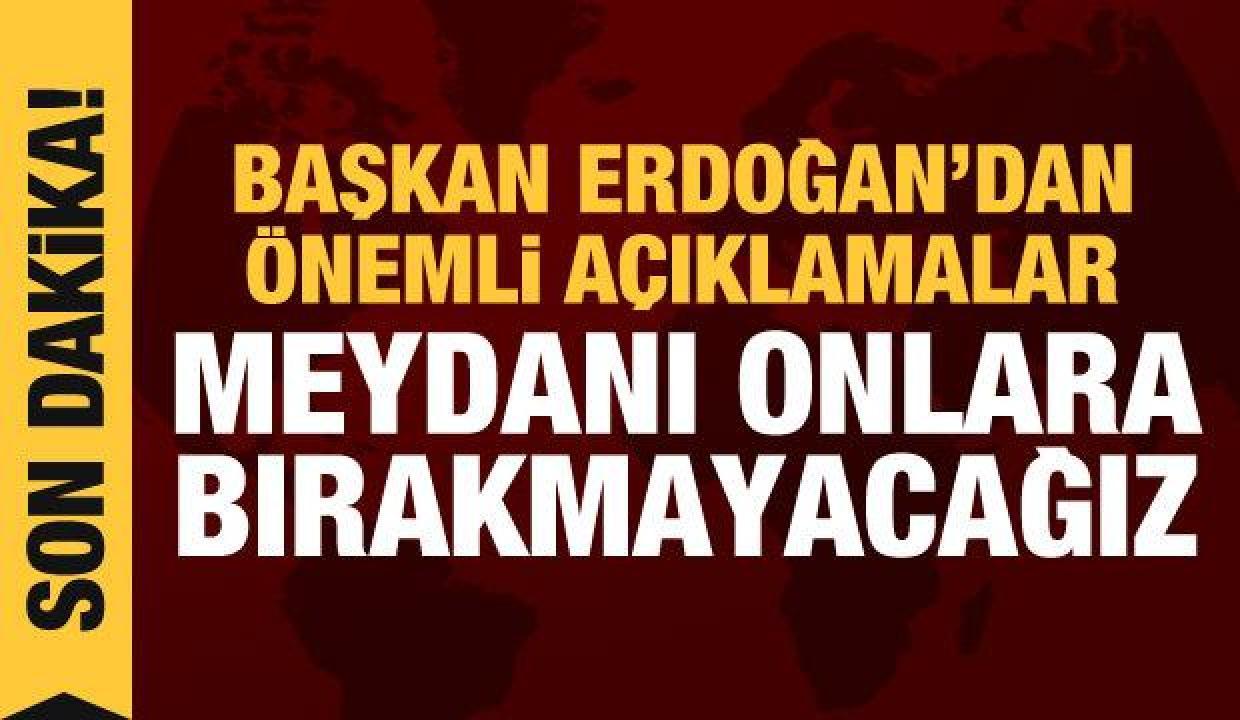 Cumhurbaşkanı Erdoğan: Geçmişle bağları kopartılmış bir millet istiyorlardı