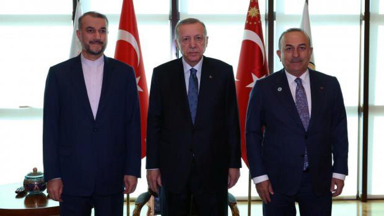 Cumhurbaşkanı Erdoğan, İran Dışişleri Bakanı Abdullahiyan'ı kabul etti