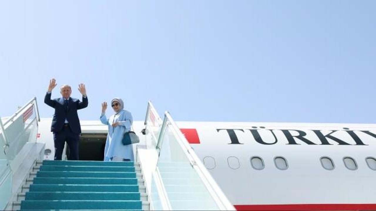 Cumhurbaşkanı Erdoğan, İspanya'ya gitti
