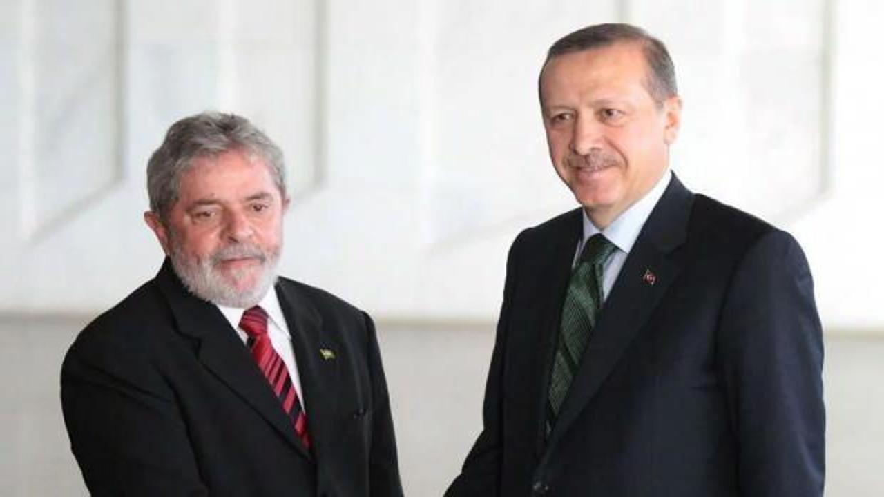 Cumhurbaşkanı Erdoğan İtalya'da Lula ile görüştü!