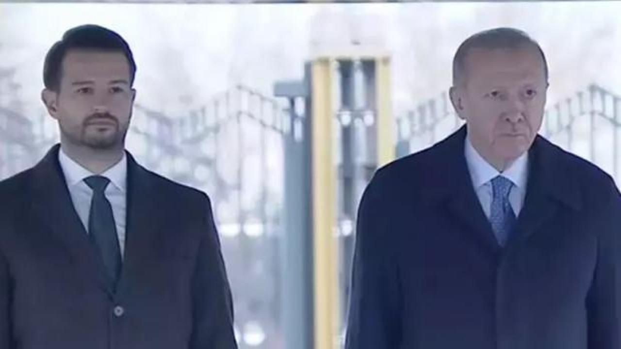 Cumhurbaşkanı Erdoğan, Karadağ Cumhurbaşkanı Milatoviç'i kabul etti