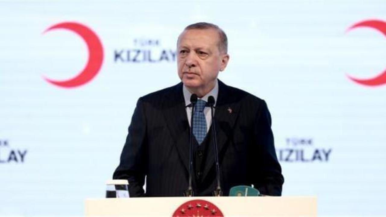 Cumhurbaşkanı Erdoğan, Kızılay'ın 155'nci kuruluş yıl dönümü kutladı