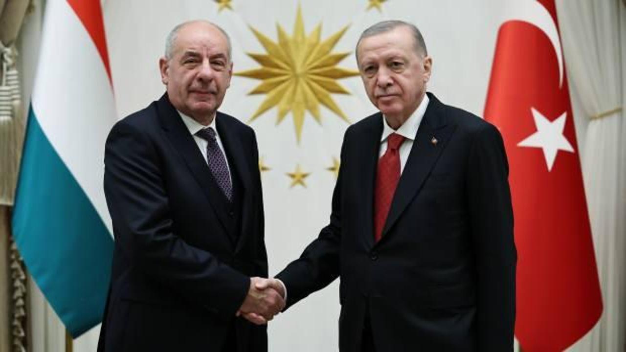 Cumhurbaşkanı Erdoğan, Macaristan Cumhurbaşkanı Sulyok ile görüştü