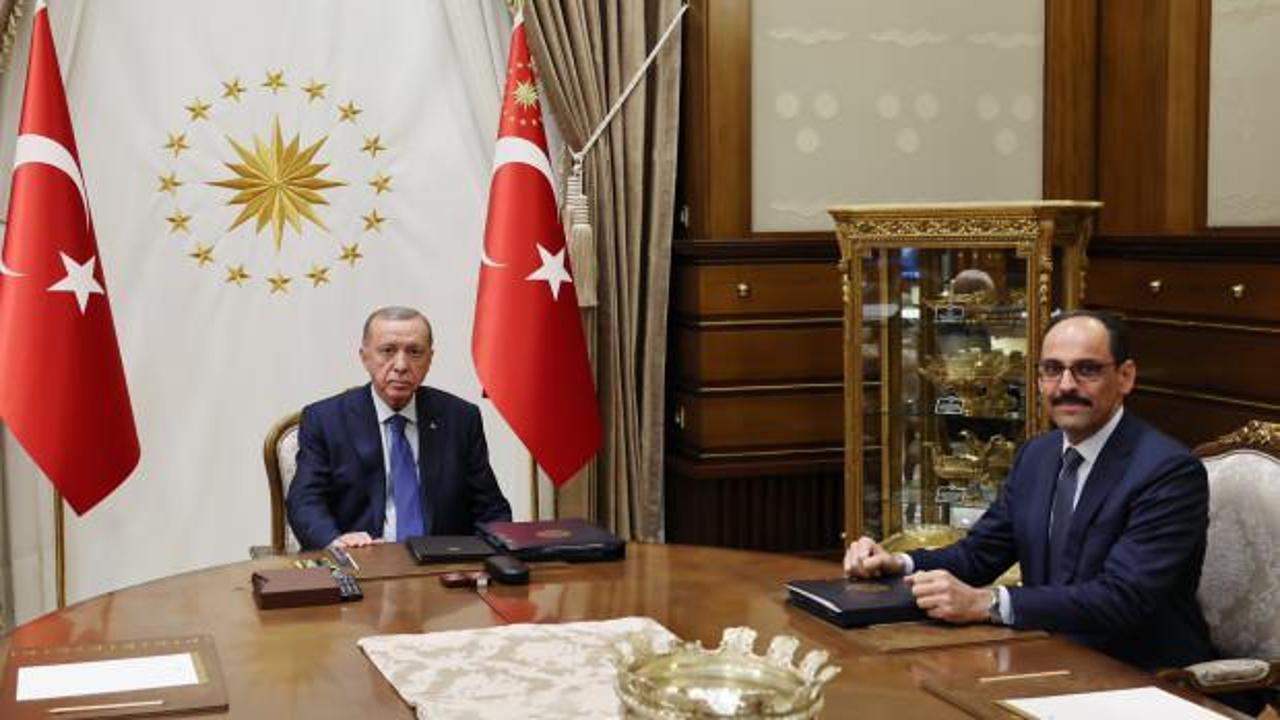 Cumhurbaşkanı Erdoğan MİT Başkanı İbrahim Kalın'ı kabul etti