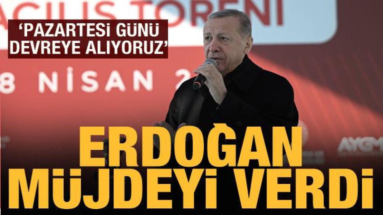 Cumhurbaşkanı Erdoğan müjdeyi verdi: TCG Anadolu'yu devreye alıyoruz!
