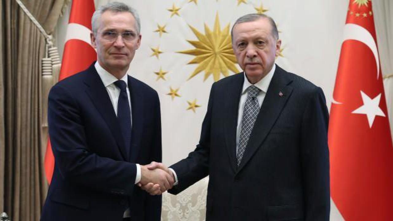 Cumhurbaşkanı Erdoğan, NATO Genel Sekreteri Jens Stoltenberg'i kabul etti