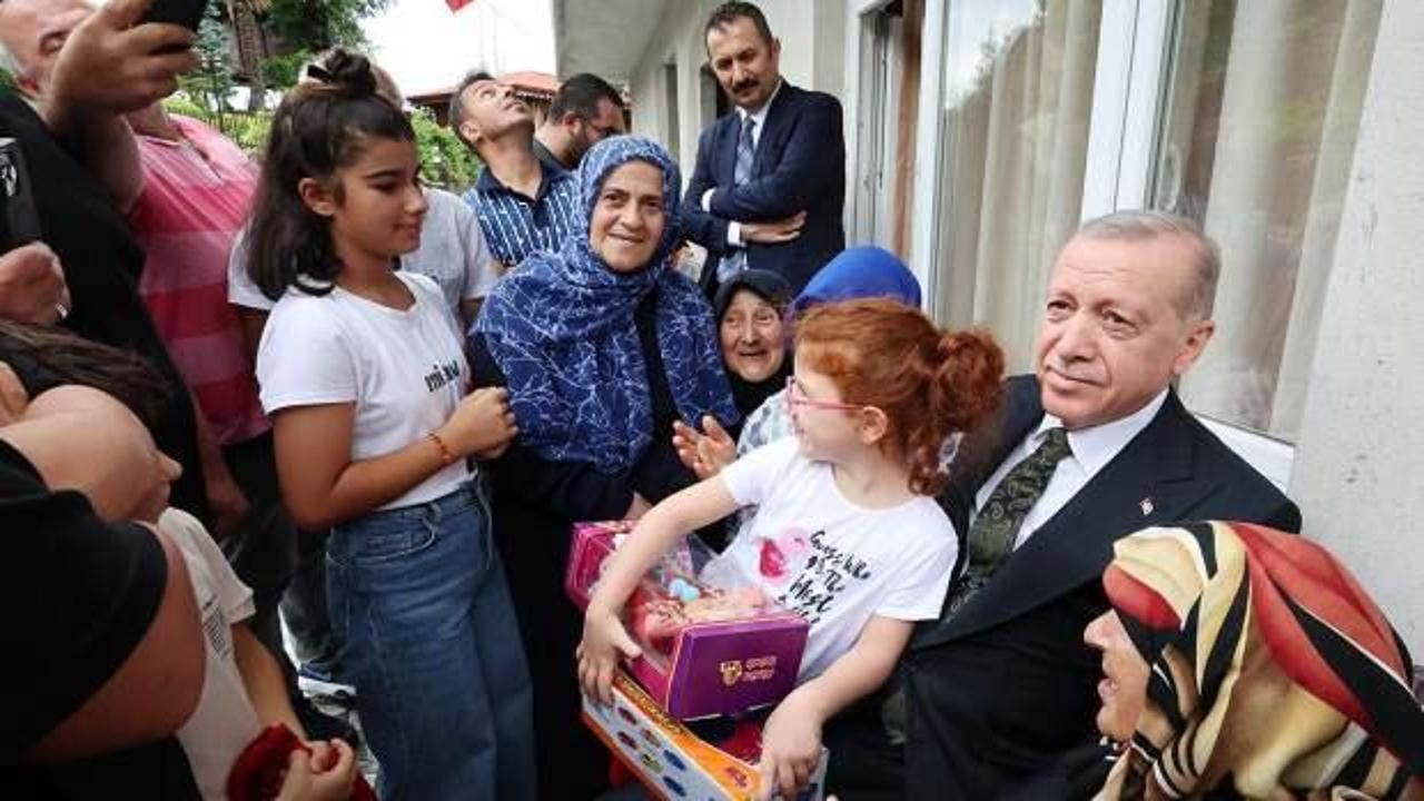 Cumhurbaşkanı Erdoğan, Rize'de
