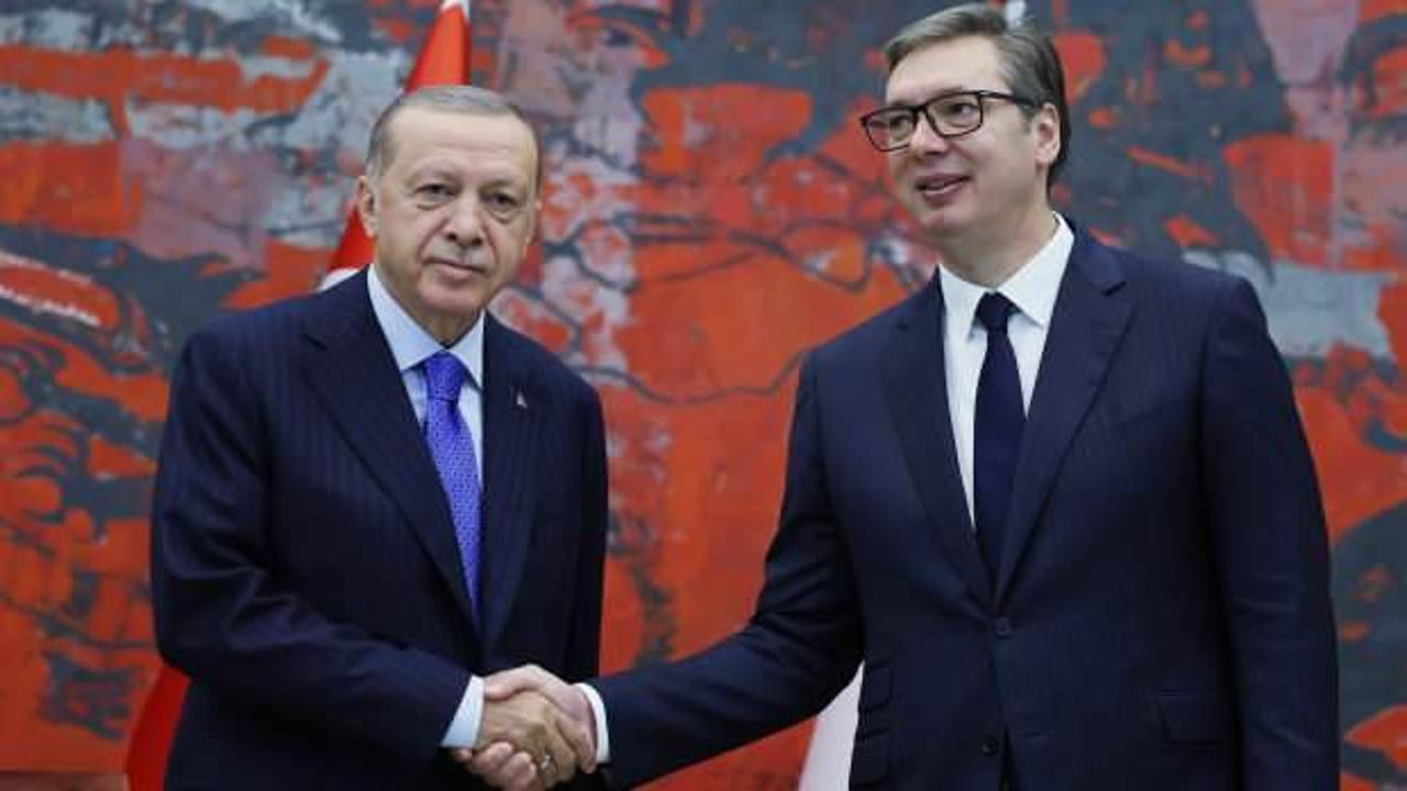 Cumhurbaşkanı Erdoğan, Sırbistan Cumhurbaşkanı ile görüştü