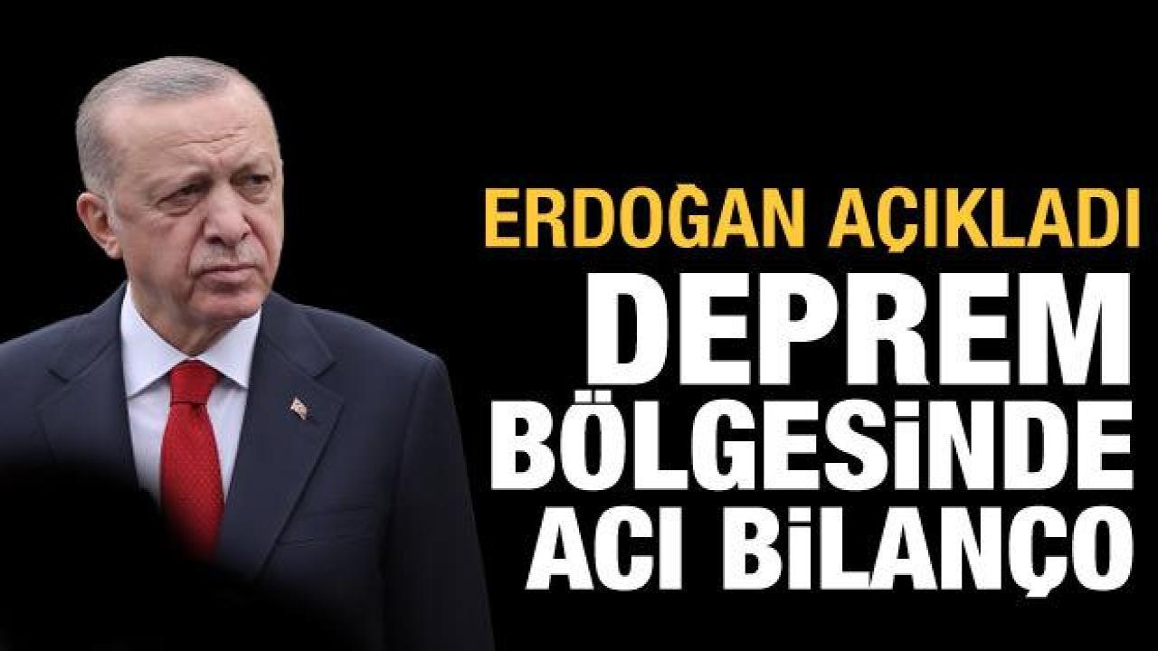 Cumhurbaşkanı Erdoğan son bilançoyu açıkladı: 311 bin bina kullanılamaz hale geldi
