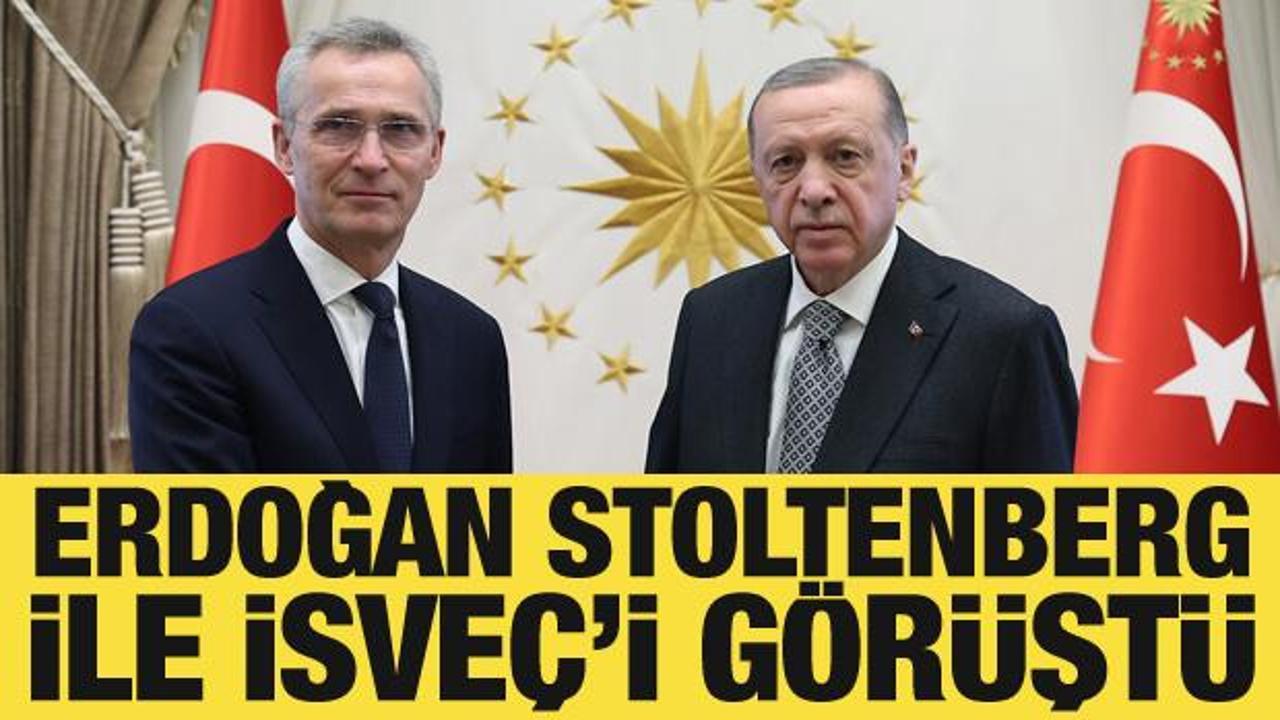 Cumhurbaşkanı Erdoğan, Stoltenberg ile görüştü